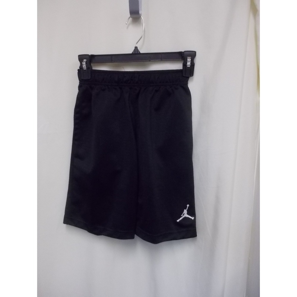 Jordan unisex Black Mesh Athletic Basketball Shorts Jump Logo Size S 8-10 Years